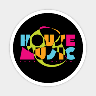 House Classic back artwork Magnet